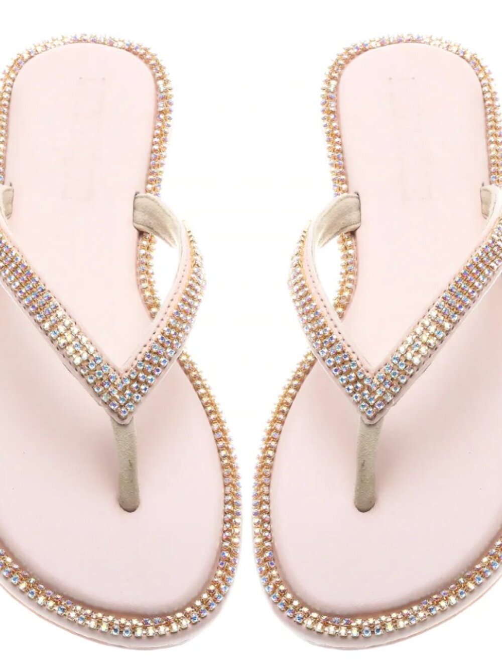 MYSTIQUE CARSON CITY SANDAL BEIGE WITH SEQUINS - SIZE 9 - NEVER WORN